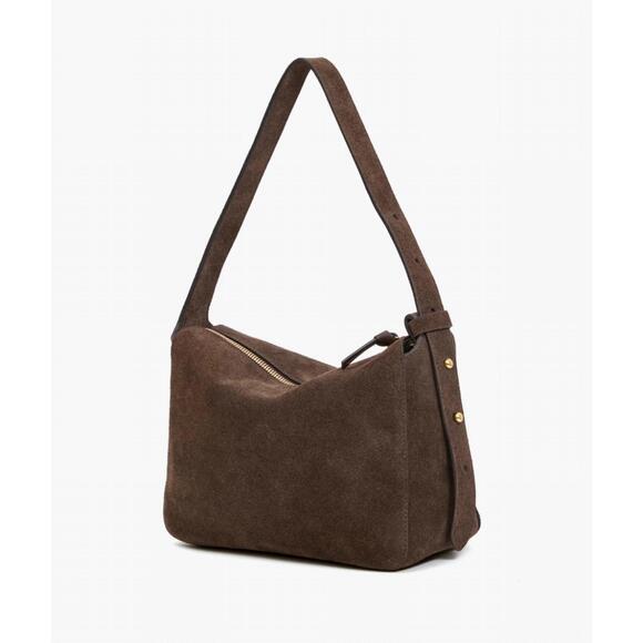 NEW CLARE V. women's fleurine bag in chocolate - Picture 3 of 5